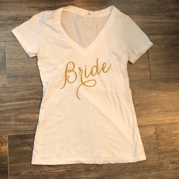 Next Level Apparel Tops - White Bride Shirt